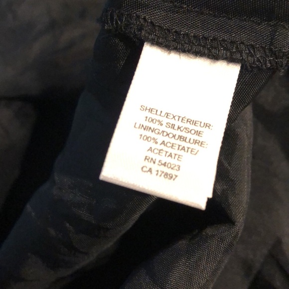 Banana Republic Silk Dress Size 0 Lined Side Zip FLAWS - Picture 12 of 17